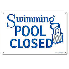 Poolmaster Swimming Pool Closed Sign For Residential Or Commercial Swimming Pools And Spas Walmart Com In 2020 Swimming Pool Signs Pool Signs Swimming Pools