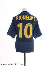 Averigua lo que agos riquelme (agosriquelme_) ha descubierto en pinterest, la mayor colección de ideas del mundo. 2002 04 Barcelona Away Shirt Riquelme 10 Bnwt L For Sale