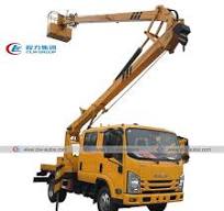 China Isuzu Double Row Folded Arm Aerial Platform Truck ...
