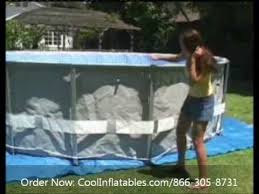 Intex Round Metal Ultra Frame Pool Setup Instructions In Ground Pools Pool Accessories Intex Pool