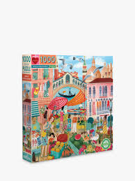 Join the puzzle club and receive a new jigsaw puzzle every month as long as your membership is active. Eeboo Piece Love Venice Open Market Jigsaw Puzzle 1000 Pieces