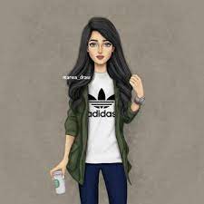 صور بنات كرتون كيوت 2020 girly m marwa draw cute girl drawing
