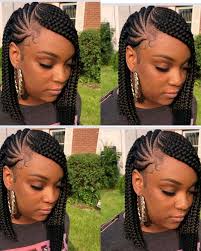 Idk What To Call These They So Fire Healthyhair Braidedhairstyles Brai Bob Braids Hairstyles Braids Hairstyles Pictures African Braids Hairstyles