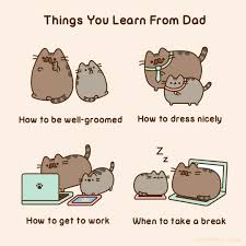 Happy Father S Day In 2020 Pusheen Cute Pusheen Cat Pusheen Love