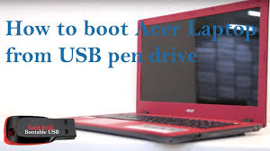 How To Boot Acer Laptop From Usb Youtube