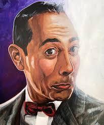 Pee Wee Herman Long Sleeve T-Shirt by Joel Tesch