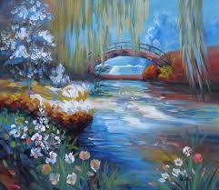 Check spelling or type a new query. Oil Old Bridge Original Painting Canvas Art Landscape Painting River Bridge Landscape Stretched Art Impressionism Oil On Canvas By A Onipchenko Painting
