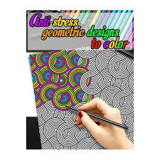 Free printable anti stress coloring pages for adult. Anti Stress Geometric Designs To Color Geometric Coloring Book For Adults 50 Geometric Coloring Pages For Relaxation And Anxiety Relief Buy Online In South Africa Takealot Com