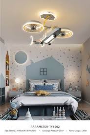 By home decorators collection (304) artemis 58 in. Modern Aircraft Ceiling Fan With Led Light Hoshoptu