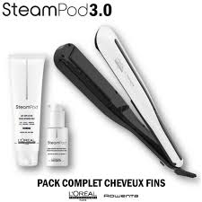 Le lisseur plaques larges top qualité/prix. L Oreal Professionnel Steampod 3 0 Lisseur Lait Cheveux Fins 150 Ml Serum 50 Ml Achat Vente Fer A Lisser Cdiscount