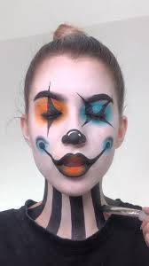 Pin By Alex White On Fx Makeup Amazing Halloween Makeup Girl Clown Makeup Edgy Makeup