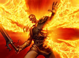 Incinerate By Zoltan Boros Gabor Szikszai Magic The Gathering High Resolution Wallpapers Wallpaper