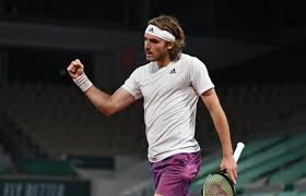 Seven career titles (including the 2019 atp finals and the 2021 monte. Stefanos Tsitsipas Copes With John Isner At Roland Garros