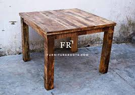 Mango Aara Finish Folding Table Square Dining Tables Restaurant Table Design Restaurant Tables