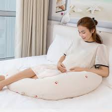 Gối cho mẹ bầu Mongsure, thêu Cherry