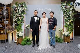 台北婚佈 johny emily 艾美酒店莫蘭迪花園婚禮 台北婚佈arlis flower 婚禮佈置 婚佈價格 婚佈推薦 wedding pantsuit fashion