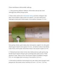 Check spelling or type a new query. Skala Mikrometer Sekrup Di Bawah Ini Menunjukan Angka Cara Golden