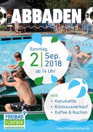 Route anzeigen angebot einholen tisch reservieren termin vereinbaren bestellen menü ansehen. Abbaden 2018 Forderverein Freibad Flintbek E V