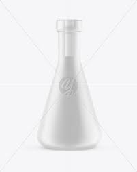 Download Glossy Conical Flask Bottle Mockup In Bottle Mockups On Yellow Images Object Mockups PSD Mockup Templates
