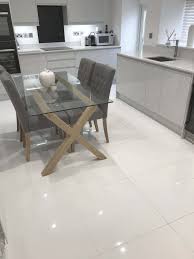 extreme cream polished porcelain floor