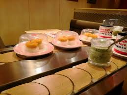 1 boulettes de poulet, 1 aile de poulet, 1 poulet, 1 boeuf au fromage. Aplikasi Sushi King Malaysia Buka Peluang Melancong Ke Jepun Denaihati