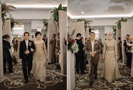 Baju pengantin maximal 3x ganti makeup. Classic Modern Heritage Wedding At The Tribrata Nafillah Oktiza Melovie Reza Nugraha Halim Weddingku Com