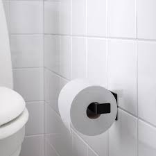 Roll holder hygienic paper bamboo. Skogsviken Toilet Roll Holder Black Ikea In 2020 Toilet Roll Holder Toilet Roll Holder Black Toilet Accessories