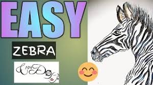 How to draw zebra step by step? How To Draw A Zebra Face Easy Herunterladen