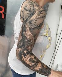 Arm Tattoo Baum Mehr Tattoo Baum Eule Coole Tattoos Tattoo Plan Damen Tree Sleeve Tattoo Tattoos Arm Tattoo