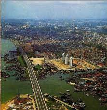 Aerial View Of Merdeka Bridge And Beach Road Singapore Photos History Of Singapore Photographs And Memories