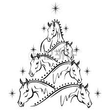 Horse Lovers Christmas Tree Sport Horses Christmas Horses Christmas Stencils Cross Stitch Patterns Christmas