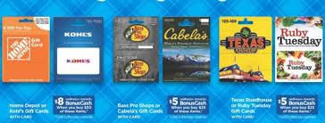 Within pay with club points, you will be able to redeem your points. Expired Rite Aid Earn 16 20 Bonuscash On Select Gift Cards Home Depot Kohl S Cabela S More Gc Galore
