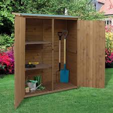 5.0 star rating 1 review. Outsunny Fir Wood Storage Shed Waterproof Outdoor Tool Organizer Cabinet For Garden Backyard With Lockable Doors Overstock 30970415