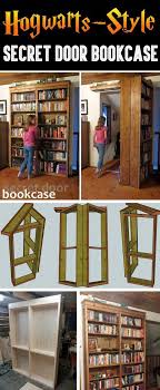 Hogwarts Style Secret Door Bookcase For Book Lovers Furniture Secret Door Bookcase Secret Rooms