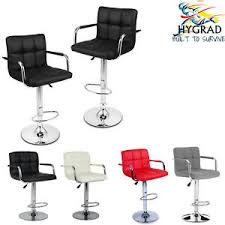 Shop wayfair.co.uk for bar stools to match every style and budget. G4rce Set Of 2 Kitchen Breakfast Bar Stools With Backs Arms Rest Handle Chair Ebay