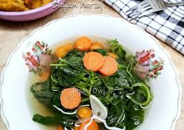 1 ikat bayam 5 butir telur puyuh 1 buah jagung manis garam. Resep Sayur Bening Bayam Wortel Oleh Riska Dwi A Cookpad