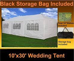 The building is certified to withstand harsh weather in your local area. 10 X 30 Party Wedding Tent Gazebo Pavilion Catering Carport Shelter White Delta Canopies Discounttentsnova
