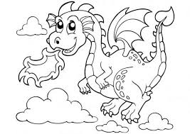 Being a child herself she knows how to draw pictures which kids love to color. Easy Dragon Coloring Pages Novocom Top