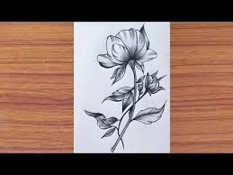Maybe you would like to learn more about one of these? Pin By Asit Queen On Farjana Drawing Academy Flower Sketches Flower Sketch Pencil Drawings
