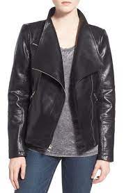Guess Asymmetrical Zip Faux Leather Jacket Faux Leather Jackets Jackets Leather Jacket