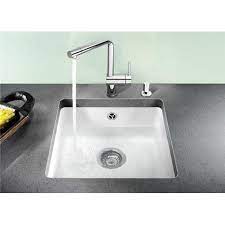 subline 500 u ceramique 514506 blanco blanc cristal ceramique en 2020 evier sous plan evier et buandrie