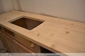 Butcher block countertop construction styles. 19 Butcher Block Vanity Top Ideas Wood Countertops Bathroom Countertops Wood Bathroom