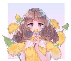 Yellow anime pics are great to personalize your world. Off Season Digital Art Anime Anime Flower Aesthetic Anime