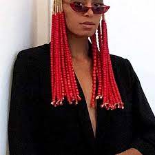 Product is needed to piece out the bangs. 13 Beautiful Hairstyles With Beads You Have To See