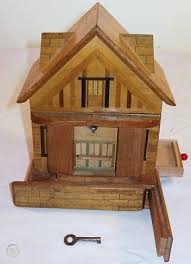 The procedure to open japanese puzzle box 4steps is explained below. Vintage Wood Japanese House Puzzle Box Money Bank Secret Drawer With Key 313049412