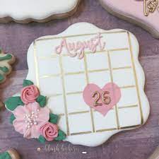 Save The Date Cookies Bridal Shower Cookies Wedding Cookies Blushbakeryca Wedding Shower Cookies Bridal Shower Cookies Wedding Cookies