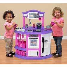 kitchen playset pink/purple/white