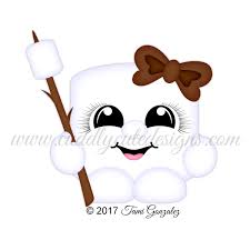 All marshmallow clip art are png format and transparent background. Marshmallow Cutie Gingerbread Crafts Crafts Popcorn Gift