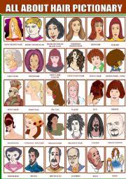 Games and tests for this vocabulary unit. Hair Styles Esl Worksheet By Sandytita