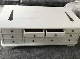Garrat dark chestnut nest of 2 tables by laura ashley £275. Laura Ashley 12 Drawer Coffee Table Storage Grey In Ealing London Freeads